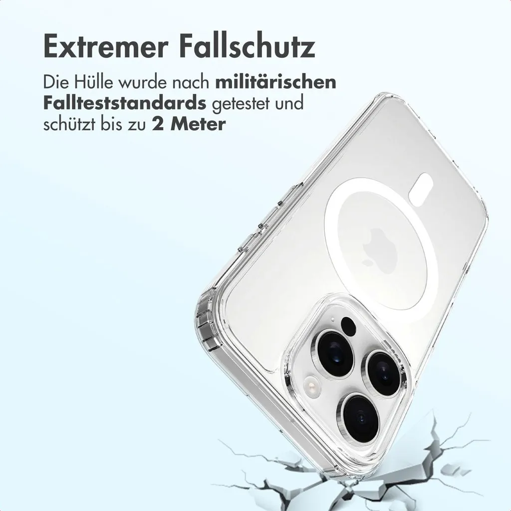 Accezz Xtreme Impact Backcover con MagSafe iPhone 16 Pro - Trasparente - 2