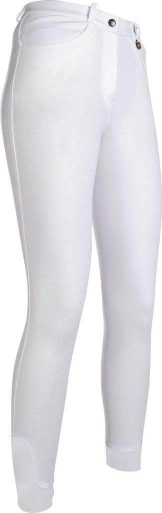 HKM Reithose Kate Silikon-Kniebesatz WEIß, Gr. 38