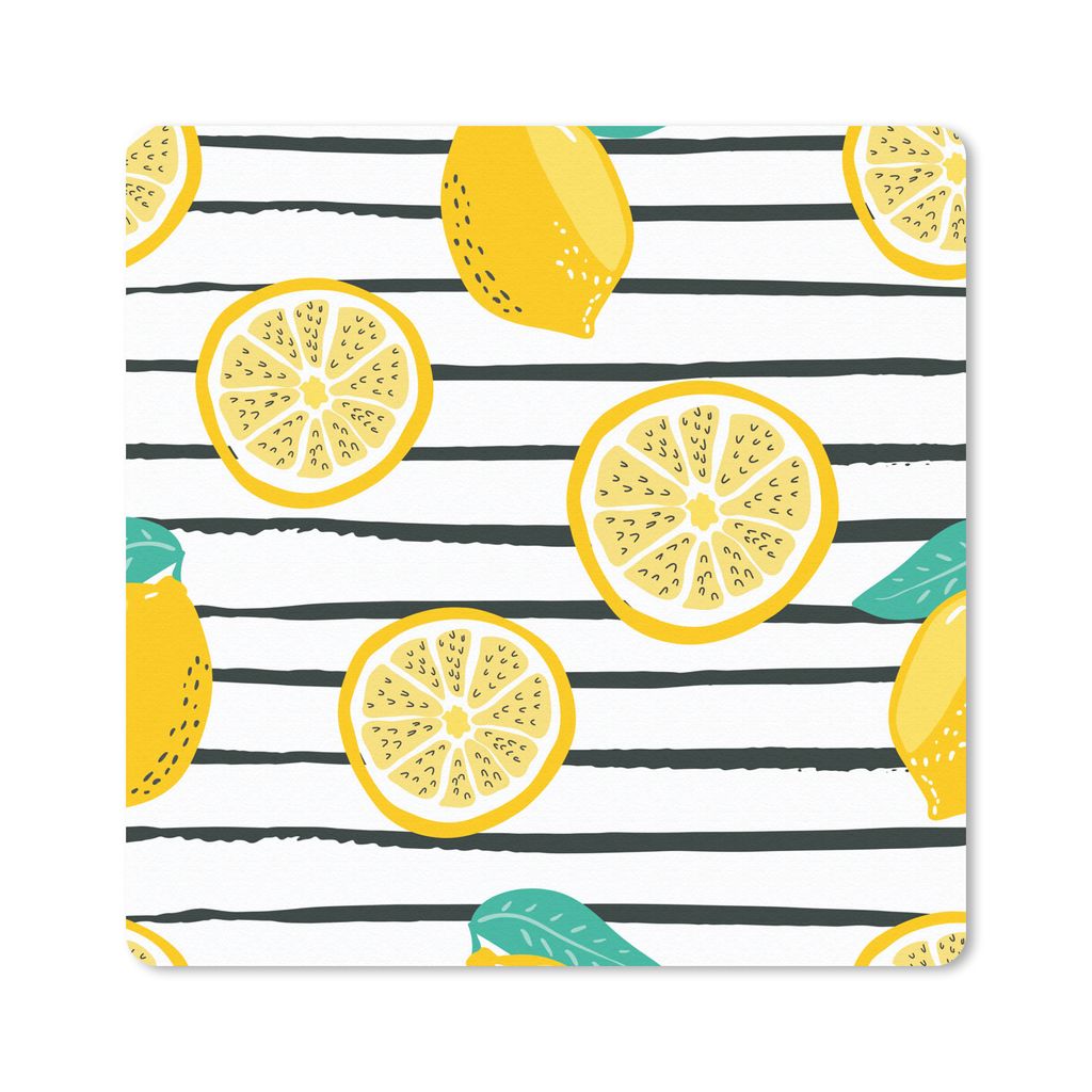 MuchoWow® Mauspad Mousepad Zitronen - Sommer - Pastell Produktbild 