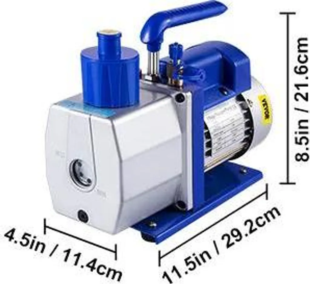 Pompe à vide 7 CFM : éliminez l'humidité et l'air des circuits 220V