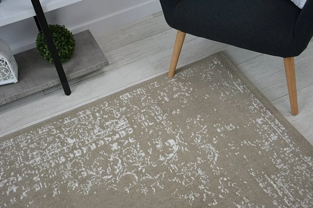 Tapis SENSE Micro beige à effet vintage - Texture douce 80x150 cm