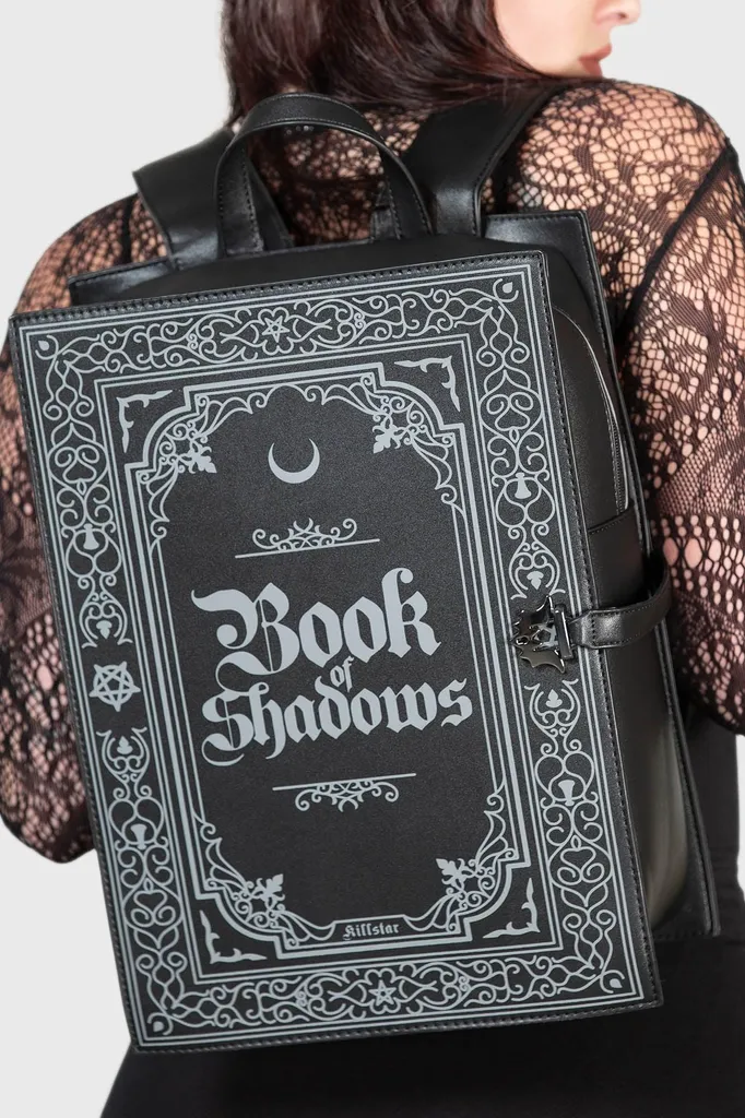 Sac à dos Dusk Shrike Killstar avec broderies et finitions de luxe noir