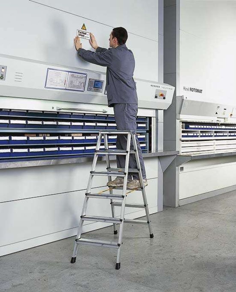ZARGES XLstep B - LM-Stufen-Stehleiter 2 x 3 Stufen 41263