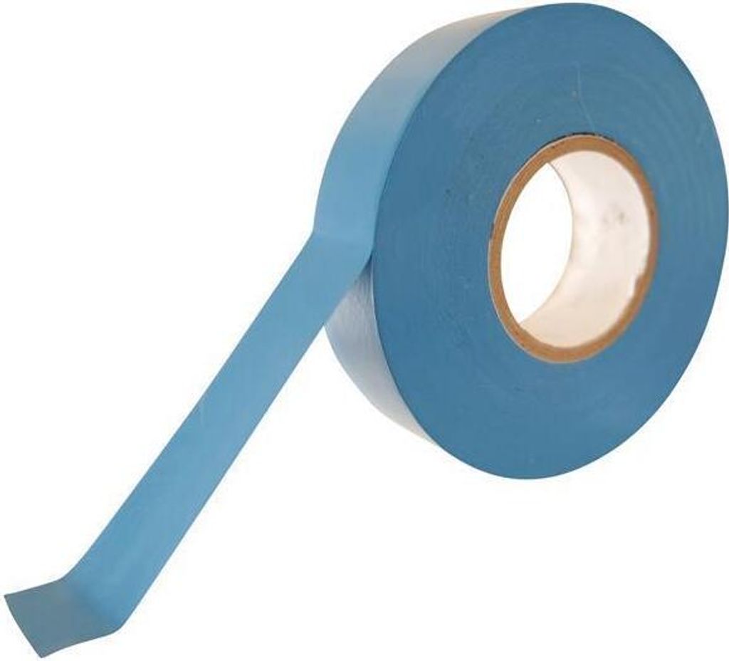 Hochwertiges Weich-PVC-Isolierband 19mm x 25m Blau – Zuverlässige elektrische Isolation für Heim & Handwerk