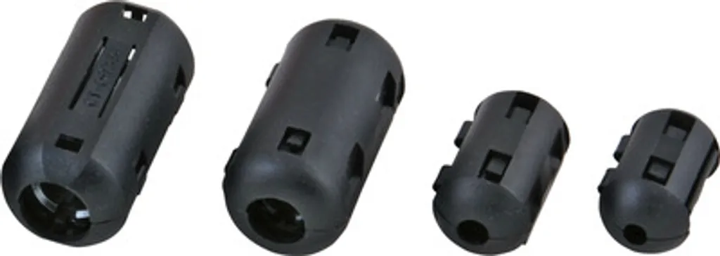 Nucleo toroidale in ferrite da 3,5 mm, nero, rotondo --