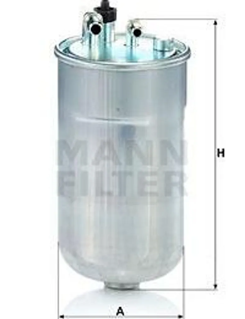 Filtre à carburant pour entretien Opel Corsa D E - MANN-FILTER WK 8021