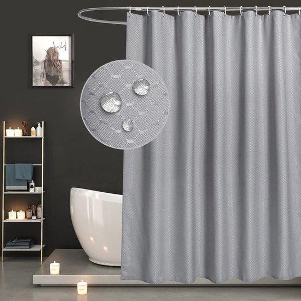 Ibenzoa® Duschvorhang 180 x 200 cm – wasserdicht, Produktbild 