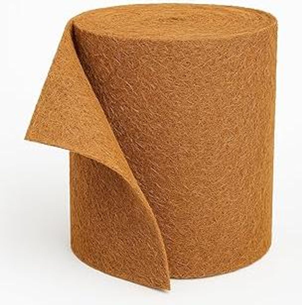 Kokosmatte 100% Biologisch Winterschutz für Pflanzen Kälteschutz in 25cm / 50cm / 75cm /100cm (Breite) - (Meterware) Garten (25cm x 1m)
