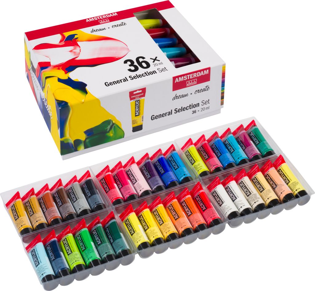 Royal Talens Amsterdam Standard, 20 ml, Multi Produktbild 