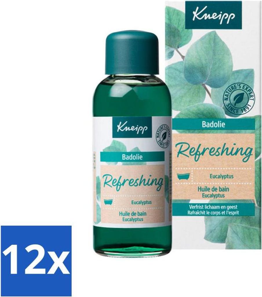Kneipp - Badeöl - Minze-Eukalyptus - 100 ml - Vorteilspack - 12 Stücke
