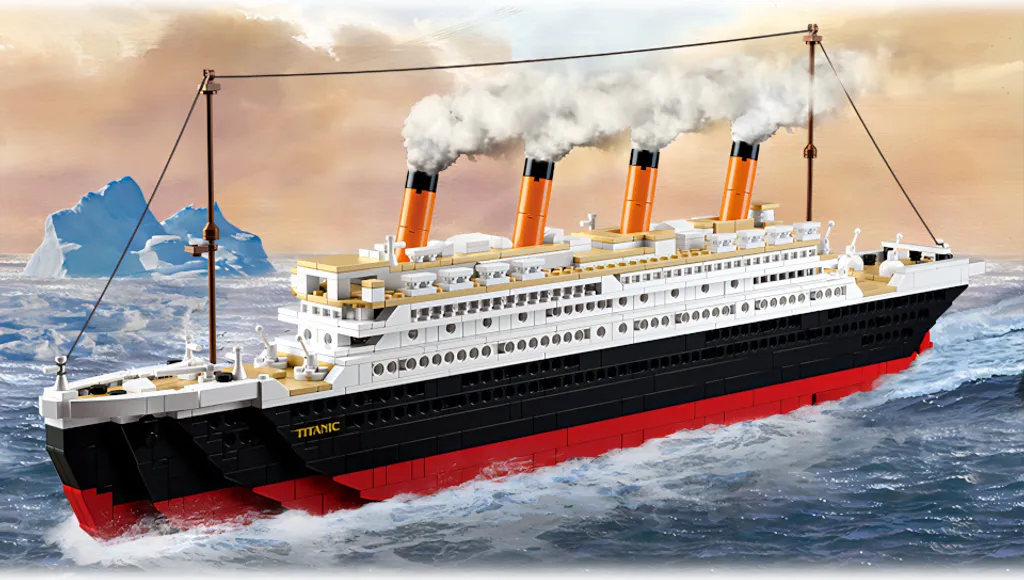 Jeu de Construction Titanic Géant Maquette de Briques à Assembler - 9