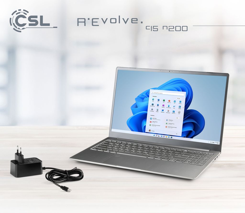 Notebook CSL R'Evolve C15 v3 / 32GB / 1000GB / Windows 11 Produktbild 7