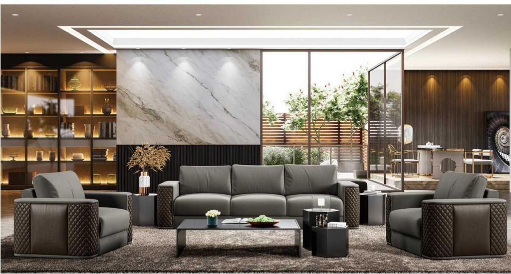Sofagarnitur 311 Sitzer Luxus Sofa Sessel Wohnzimmer Produktbild 