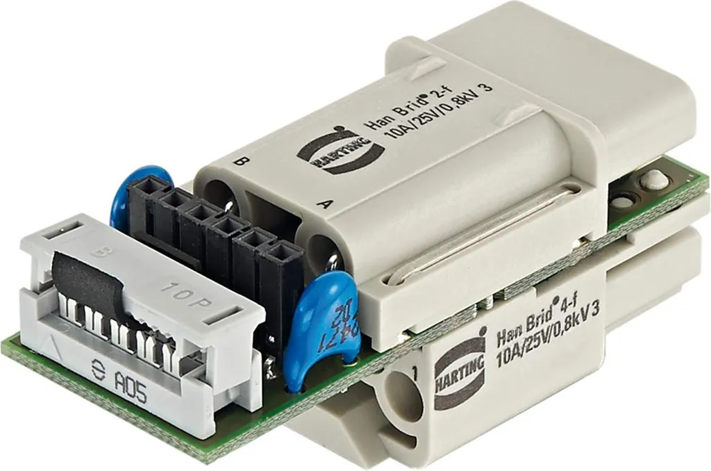 Insert femelle 10 A 50 V à raccordement par sertissage Harting Han Brid