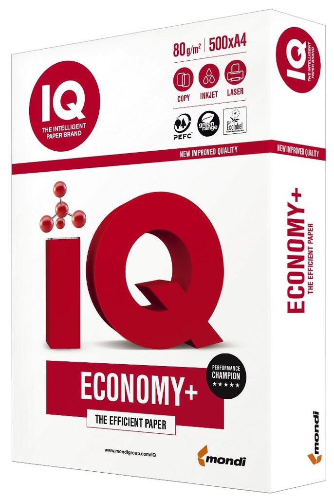 Kopírovací papír IQ ECONOMY+ DIN A4 80 g/m2 500 listů Obrázek produktu 8