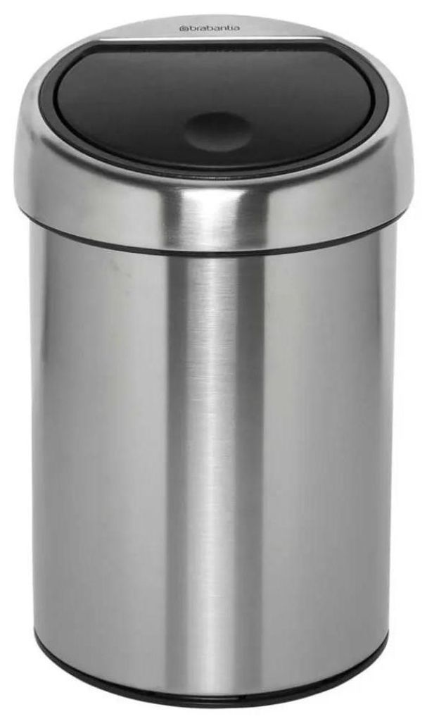 Brabantia Touch Mülleimer 3l Silber  Silber One Size Produktbild 