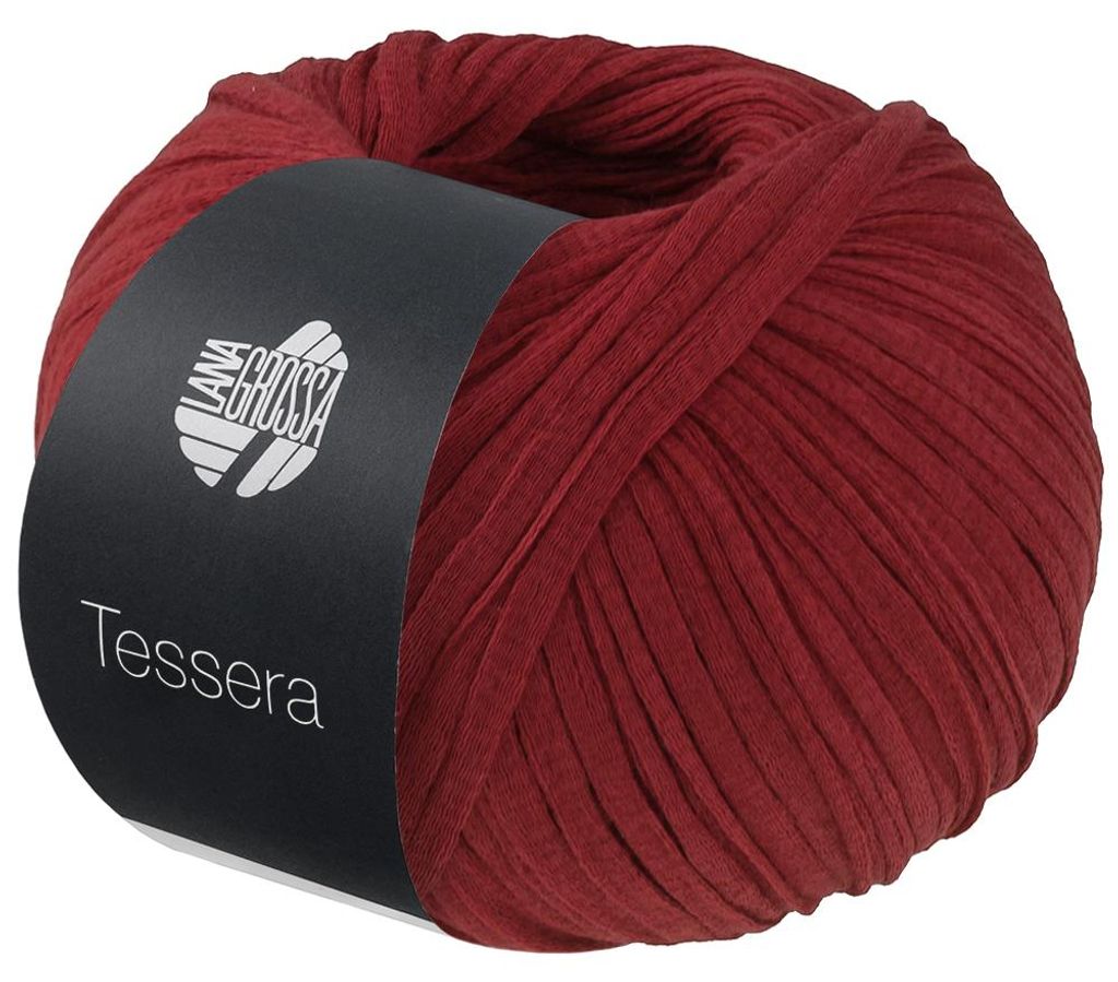 Lana Grossa - Tessera 0008 weinrot Produktbild 