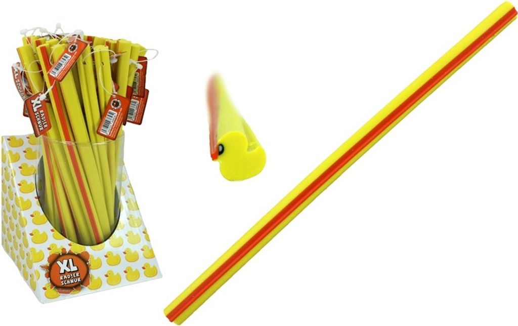 Radierschnur XL Ente Radiergummi ca. 20 cm