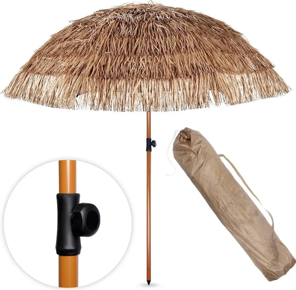 Ombrellone Hawaiano Tiki 120cm - Parasole Giardino Alta Resistenza