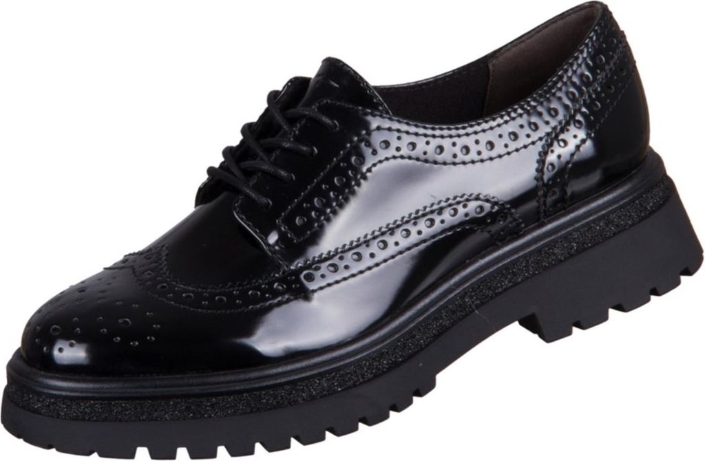 Tamaris Damen Schnürschuh Brogue mit Plateausohle Produktbild 