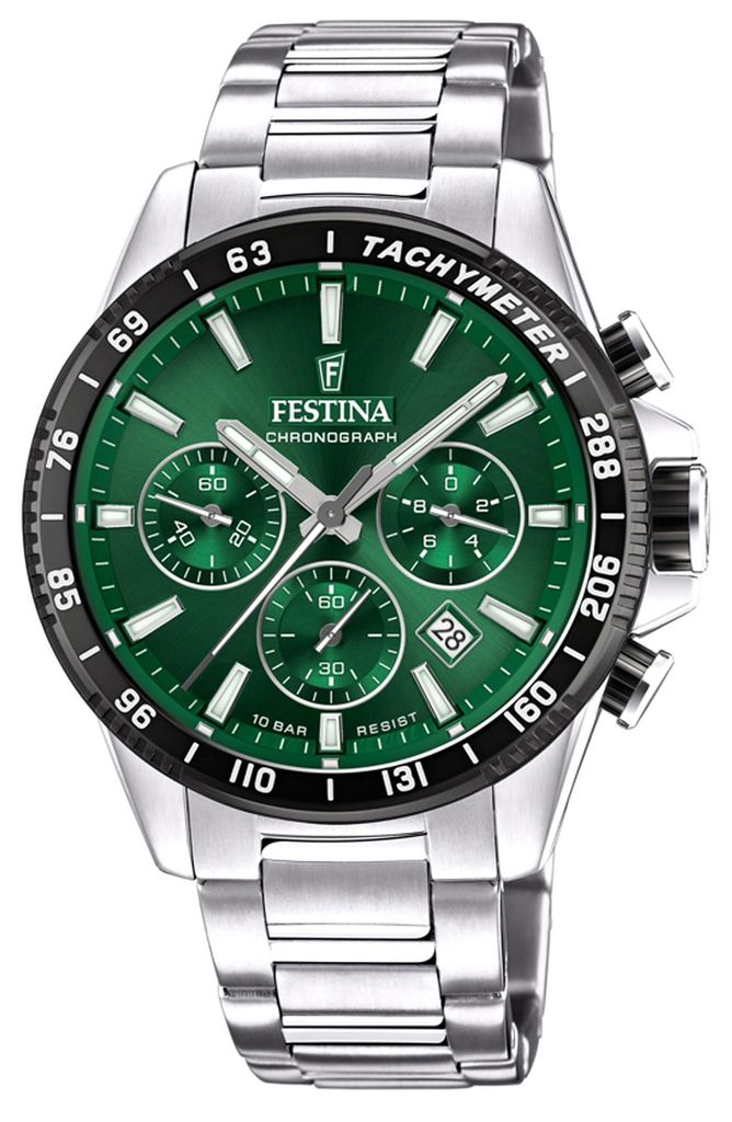 Zegarek męski FESTINA 20560/4 zielony sportowy do pływania Zdjęcie produktu 