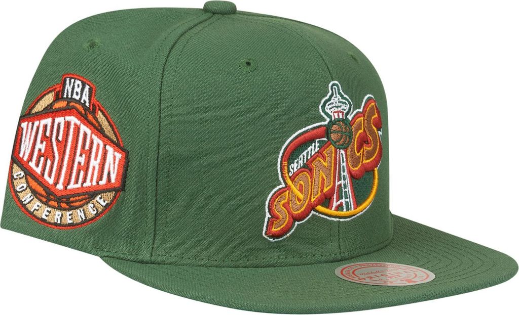 Mitchell & Ness Snapback Cap - SIDEPATCH Seattle SuperSonics
