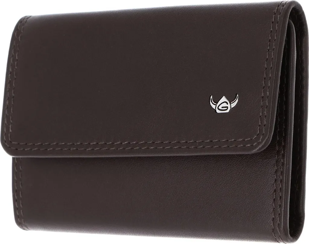 Étui clés cuir marron Golden Head Polo 5180 contre rayures et bruit