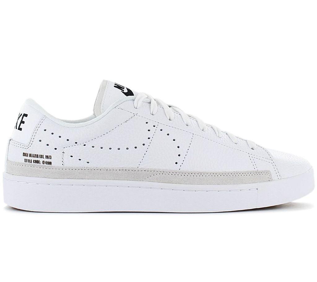 Nike Blazer Low X - Herren Schuhe Leder Weiß DA2045-100 , Produktbild 