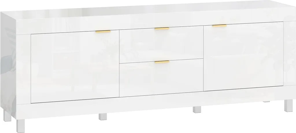 Support TV 180cm Blanc : Fini le Désordre sous votre Écran 75"