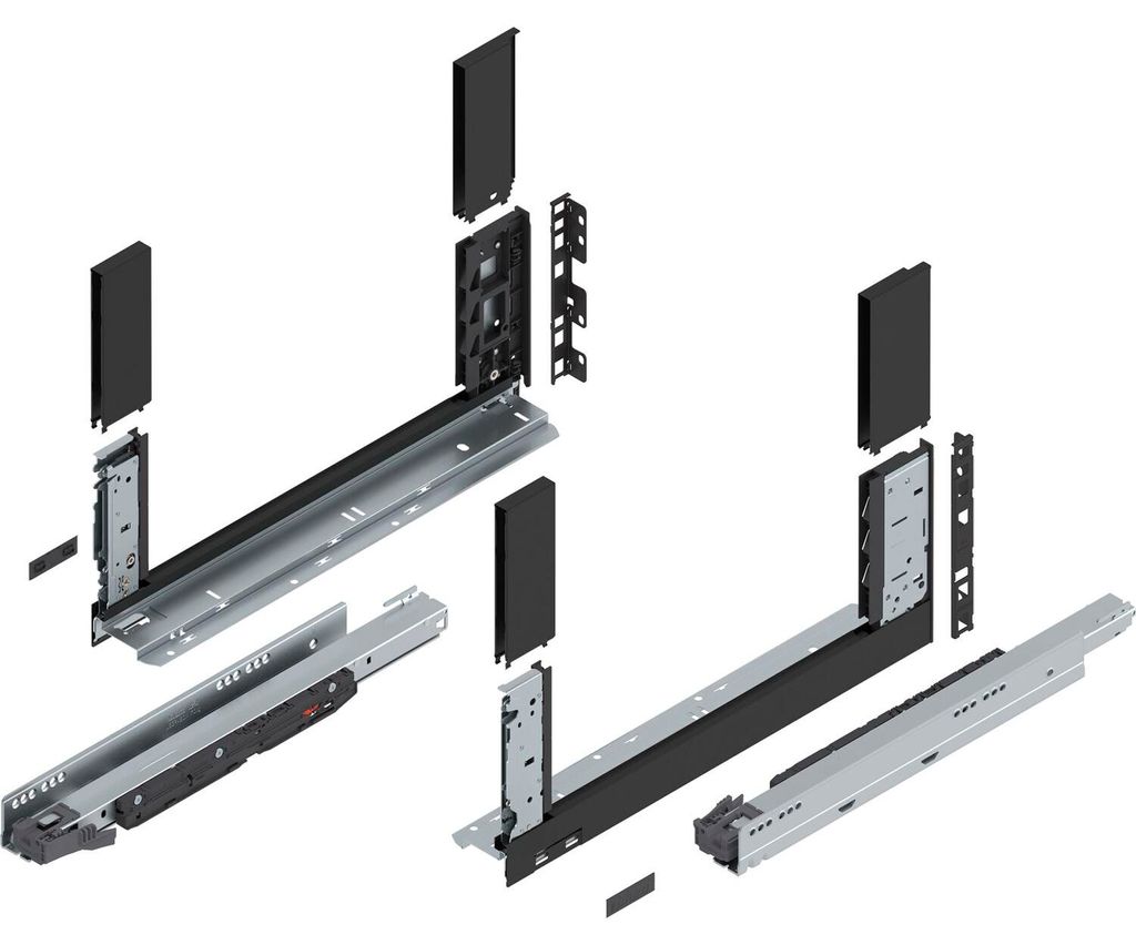 BLUM LEGRABOX free SET Höhe C, BLUMOTION S, 70Kg, NL 450, Produktbild 