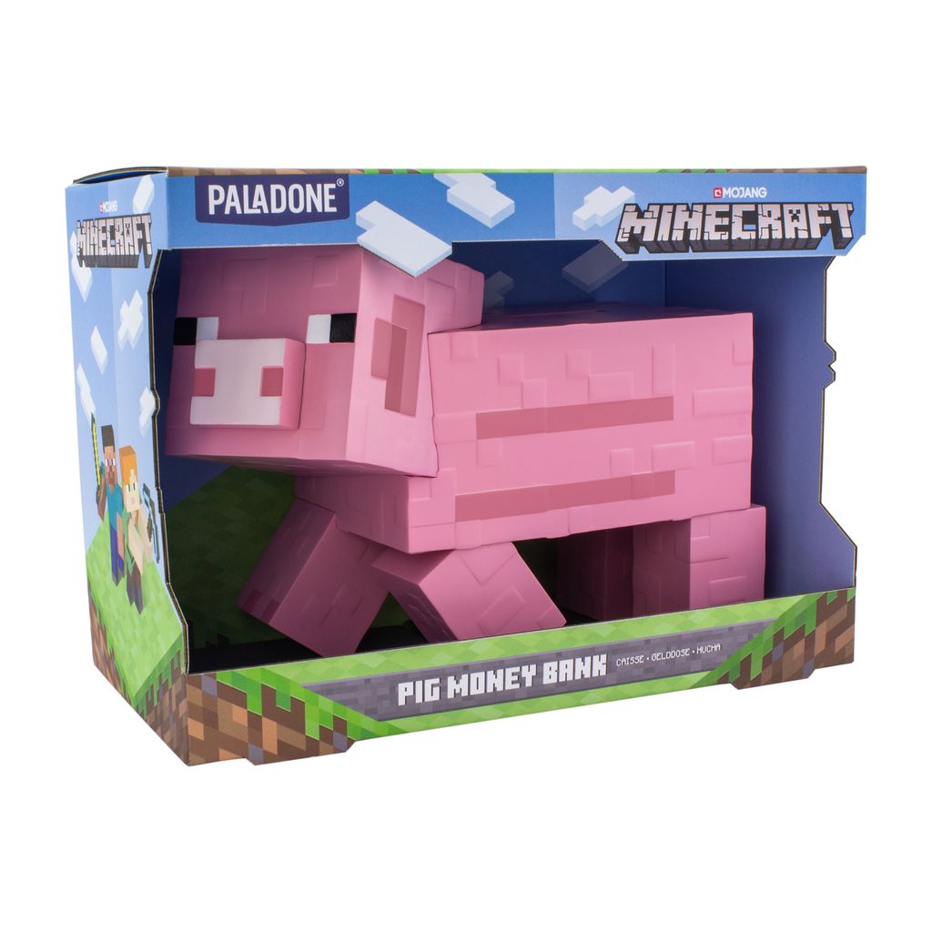 Paladone Minecraft Pig Money Bank 19cm-Officially Licensed Produktbild 