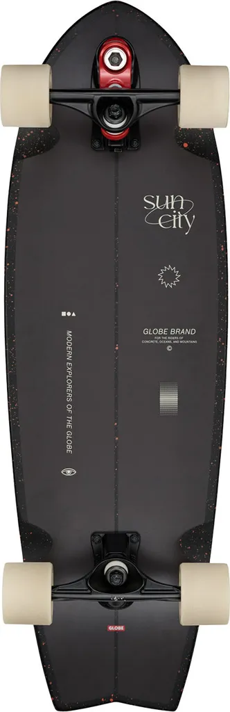 Surfskate Globe Sun City 2 Astro Red : Fini l'Ennui sur les Routes Planes