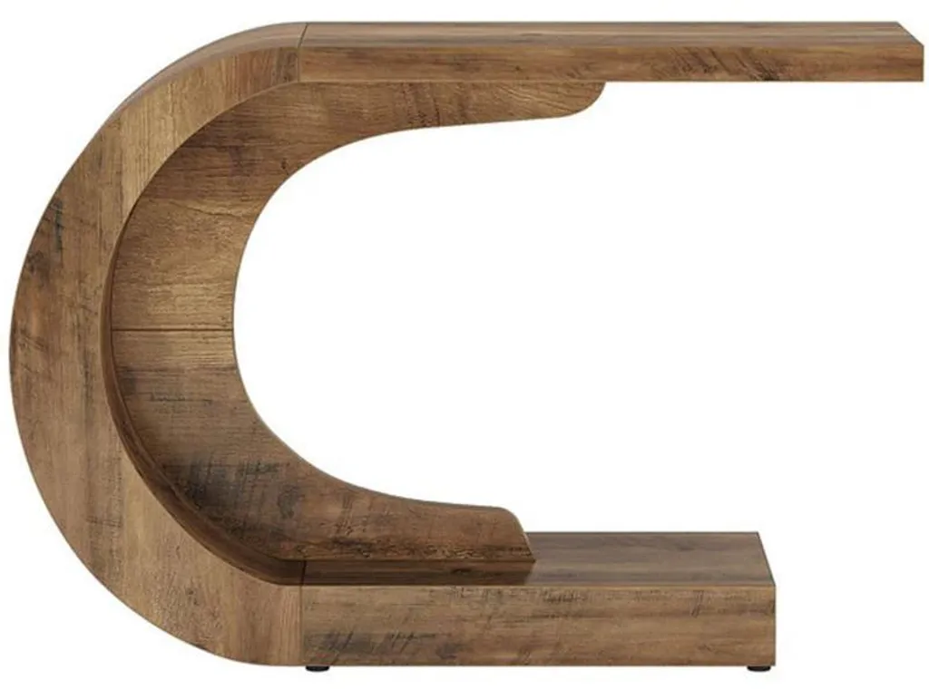 Table d'appoint HOGA-HL0117 marron 110x35x75 cm pour l'entrée