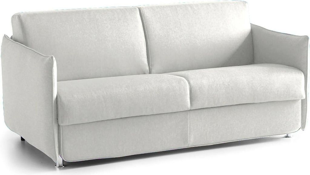 Gravere - Schlafsofa 3-Sitzer, 200x95 cm Hellgrau, Abziehbar Italy