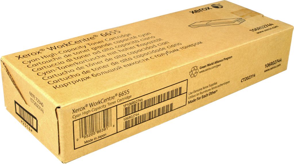 Hoge capaciteit cyaan tonercartridge, 7000 pagina's Productafbeelding 