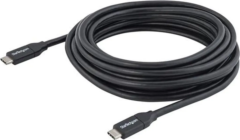 Câble USB C StarTech USB2C5C4M Noir - Cordon de Charge Rapide de 4m