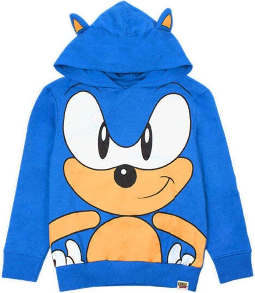 Sonic The Hedgehog - Kapuzenpullover für Jungen NS6691 (122) (Blau)