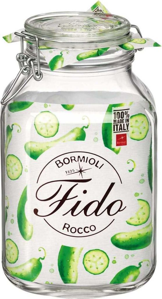 Zavařovací sklenice Bormioli Rocco Fido 3 l, s patentním Obrázek produktu 