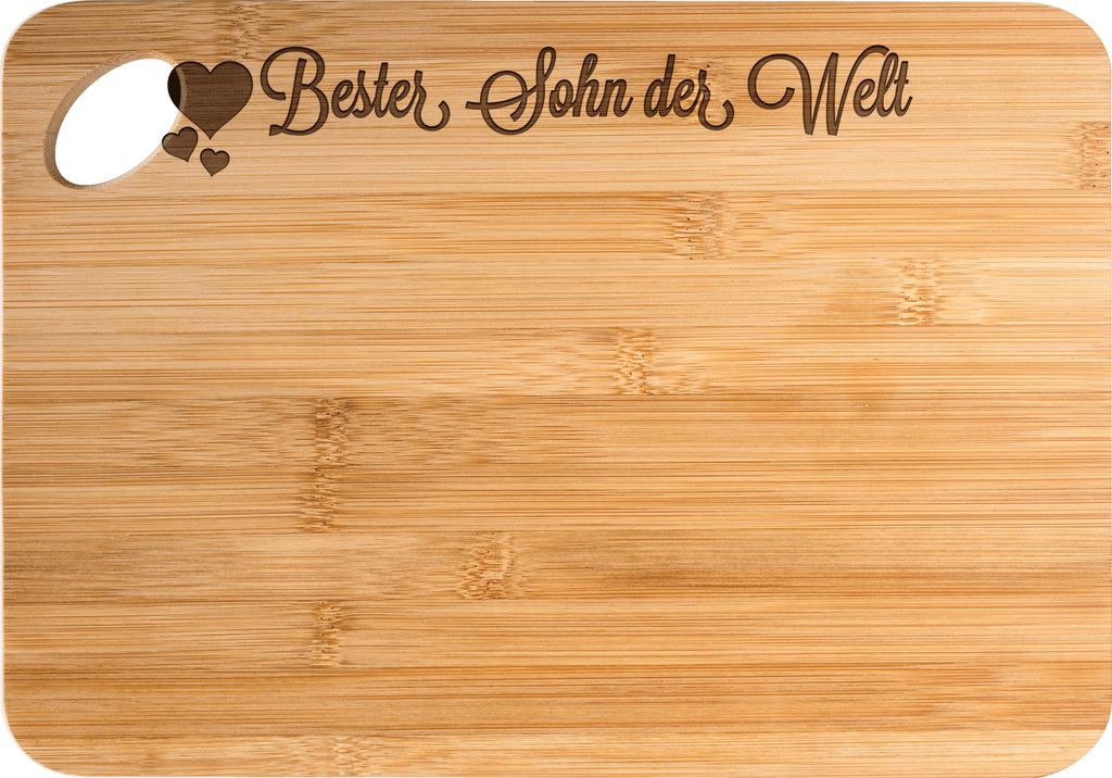 Mr. & Mrs. Panda Holzbrettchen Sohn - Transparent - Geschenk, Brett, Holzbrett, Vater, Sohnemann, Schneidebrett, Frühstücksbrettchen, Nachwuchs, ...