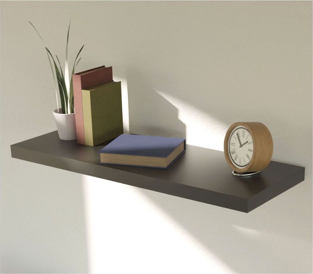 Linder Exclusiv Wandregal 60x23,5 cm Schwarz Produktbild 