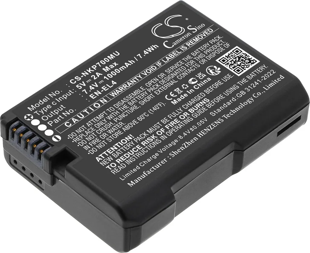 Batteria Nikon EN-EL14 Compatibile | TECHTEK Premium Power