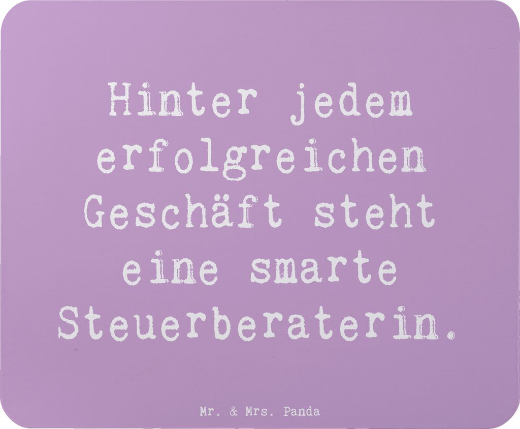 Mr. & Mrs. Panda Mauspad Spruch Steuerberaterin Erfolg - Produktbild 
