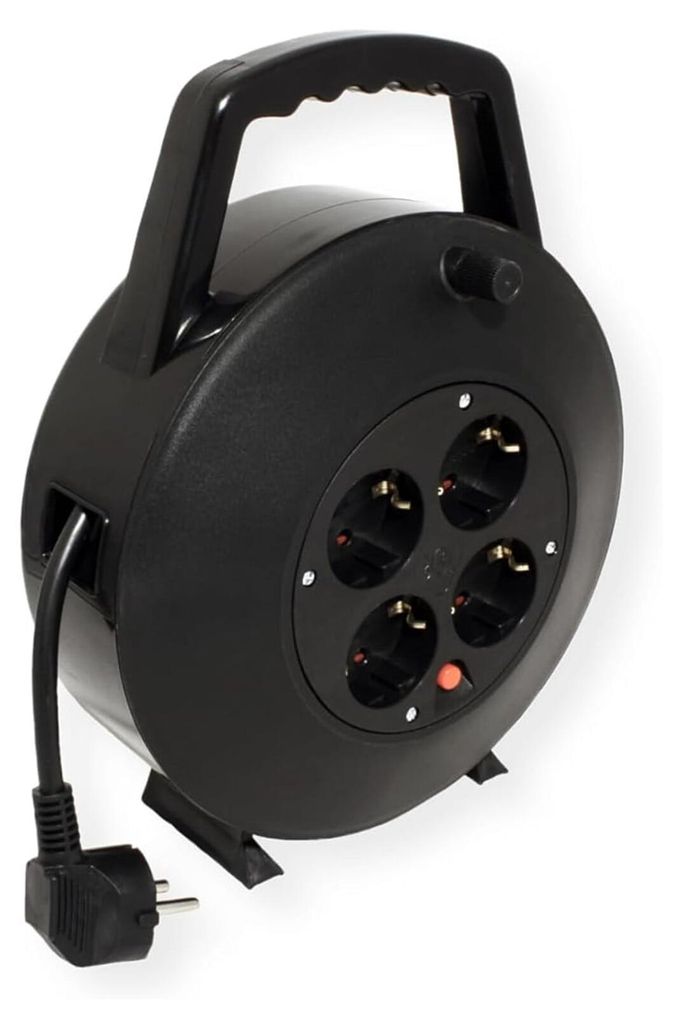 BACHMANN Schutzkontakt-Aufrollkabelbox 4fach AC230V Kabel, Produktbild 