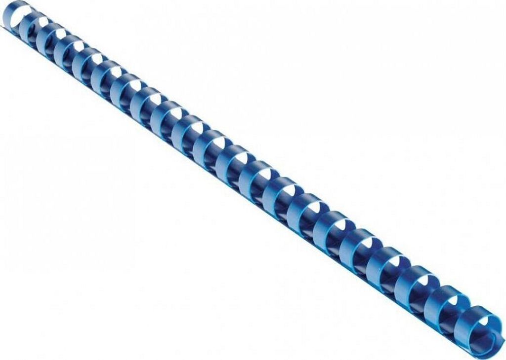 Plastový hřbet kroužkový 10mm modrý
