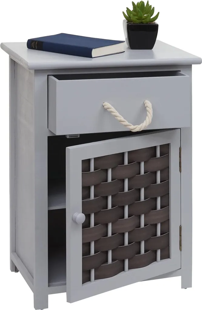 OFFERTA Cassettiera HWC-K83 Legno Grigio 55cm - Stock Limitato