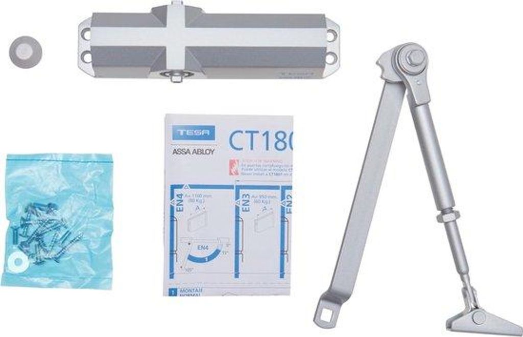 Türscharnierarm schwarz ohne Halter CT180034NNE