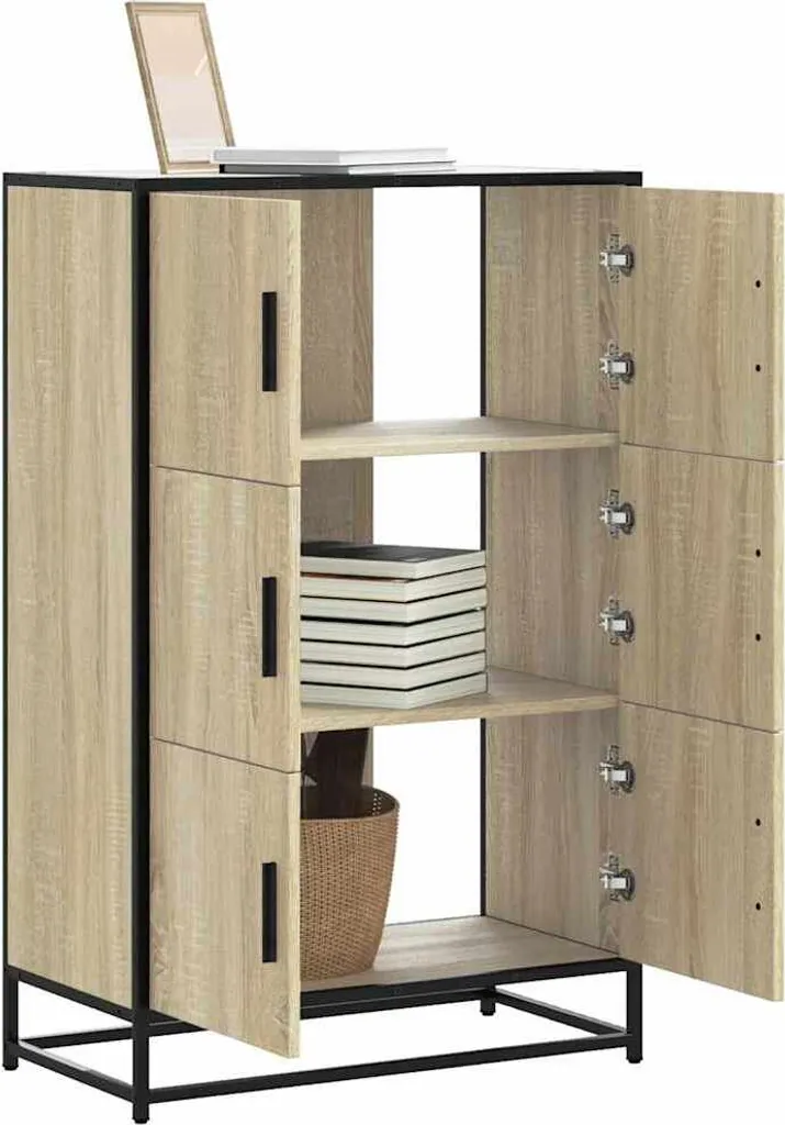 Credenza vidaXL Rovere Sonoma 68cm | Arredo Industrial Chic per il Living
