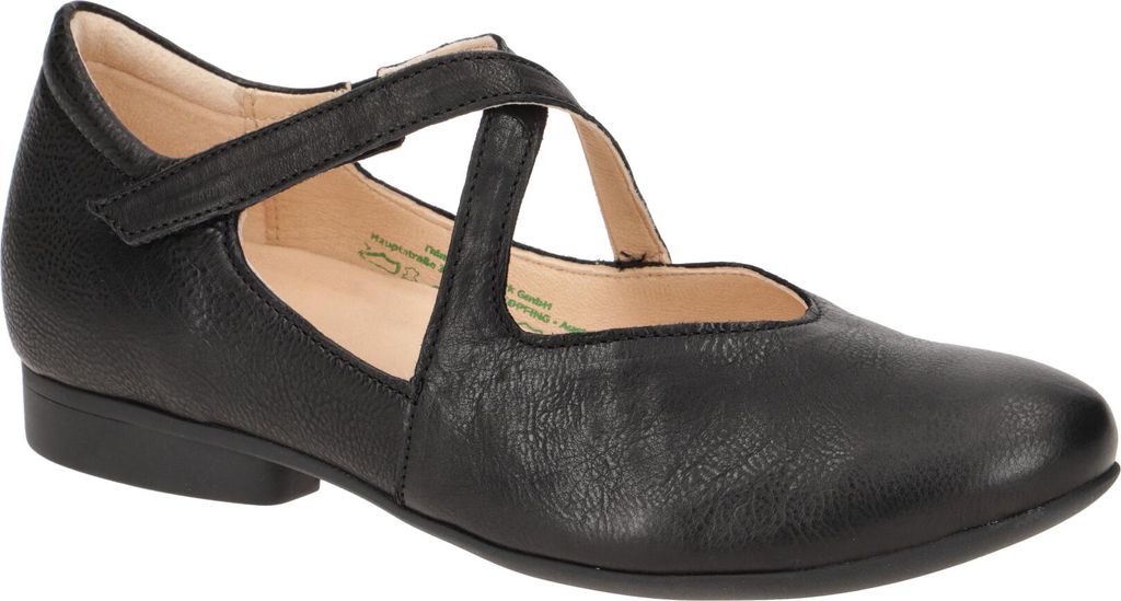 Think GUAD 2 Damenschuhe - Ballerina - Mary Jane schwarz Elegant NEU