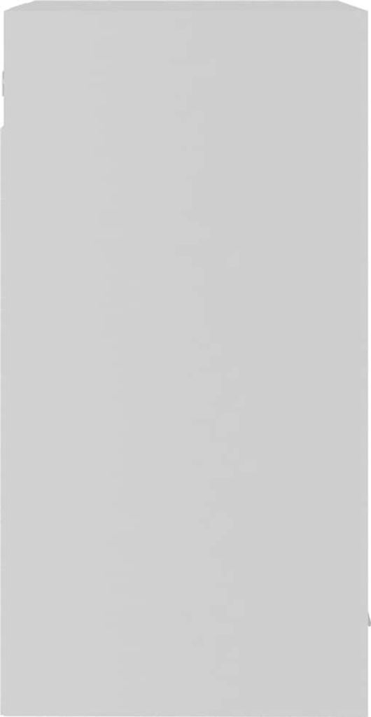 vidaXL Wisząca szklana szafka biała 40x31x60 cm materiał Zdjęcie produktu 9
