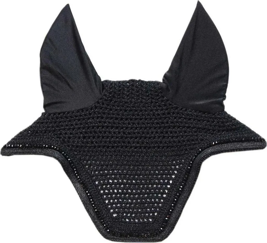 Bonnet Kentucky Wellington noir brillant pour cheval de sport taille F